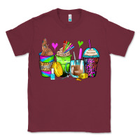 Burgundy nail art coffee cups Classic Tee - Zillion Design Studio