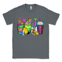 Charcoal Heather nail art coffee cups Classic Tee - Zillion Design Studio