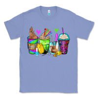 Colony Blue nail art coffee cups Classic Tee - Zillion Design Studio