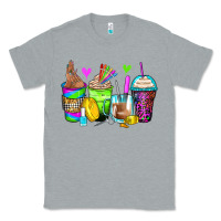 Heather Grey nail art coffee cups Classic Tee - Zillion Design Studio