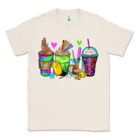 Natural nail art coffee cups Classic Tee - Zillion Design Studio