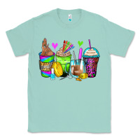 Seafoam nail art coffee cups Classic Tee - Zillion Design Studio