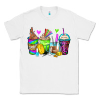 White nail art coffee cups Classic Tee - Zillion Design Studio