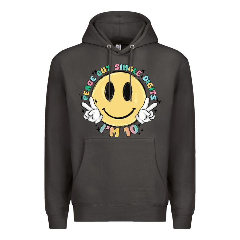 Peace Out Single Digits Im 10 Premium Hoodie by MaliasSmallBusiness | Teevron