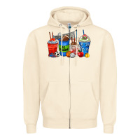 Sandshell p.e. teacher coffee cups Zipper Hoodie - Zillion Design Studio