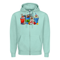 Seafoam p.e. teacher coffee cups Zipper Hoodie - Zillion Design Studio