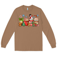 Toasted Coconut christmas coffee cups Long Sleeve Tee - Zillion Design Studio
