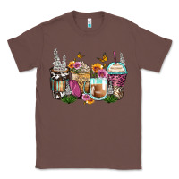 Floral Coffee Cups Classic Tee | Teevron