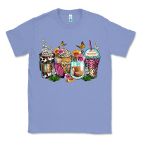 Colony Blue floral coffee cups Classic Tee - Zillion Design Studio
