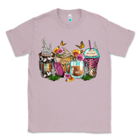 Lilac floral coffee cups Classic Tee - Zillion Design Studio