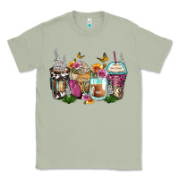 Matcha floral coffee cups Classic Tee - Zillion Design Studio