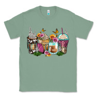 Sage floral coffee cups Classic Tee - Zillion Design Studio