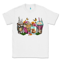 White floral coffee cups Classic Tee - Zillion Design Studio