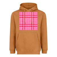 Meerkat valentines day plaid seamless pattern Heavyweight Hoodie - BundleAndBundleShop