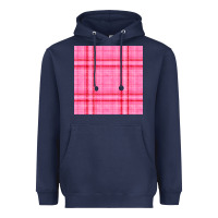 Navy valentines day plaid seamless pattern Heavyweight Hoodie - BundleAndBundleShop