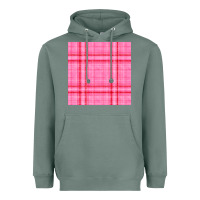 Sage valentines day plaid seamless pattern Heavyweight Hoodie - BundleAndBundleShop