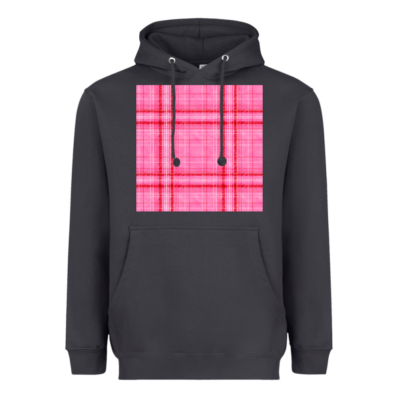 Valentines Day Plaid Seamless Pattern Heavyweight Hoodie by BundleAndBundleShop | Teevron