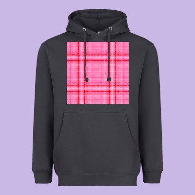 Valentines Day Plaid Seamless Pattern Heavyweight Hoodie Designed By Bundleandbundleshop