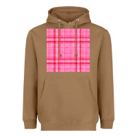 Toasted Coconut valentines day plaid seamless pattern Heavyweight Hoodie - BundleAndBundleShop