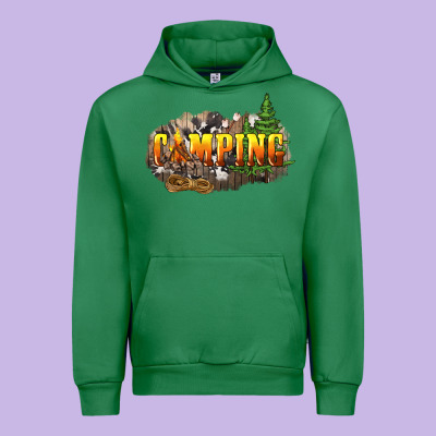 Camping Urban Hoodie Designed By Nancycooperartshop