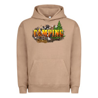 Pigment Burro camping Urban Hoodie - NancyCooperArtShop