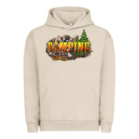 Pigment French Oak camping Urban Hoodie - NancyCooperArtShop