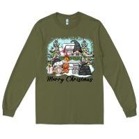 Army Green merry christmas gnomes Long Sleeve Tee - Zillion Design Studio