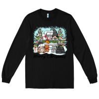 Black merry christmas gnomes Long Sleeve Tee - Zillion Design Studio
