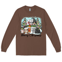 Chestnut merry christmas gnomes Long Sleeve Tee - Zillion Design Studio