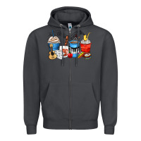 Smoke music teacher coffee cups Zipper Hoodie - Zillion Design Studio