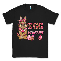 Black easter pink camouflage egg hunter  bunny Classic Tee - BarkalooDesign