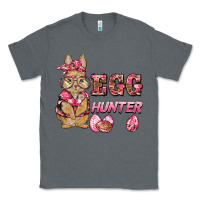 Charcoal Heather easter pink camouflage egg hunter  bunny Classic Tee - BarkalooDesign