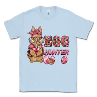 Dusty Blue easter pink camouflage egg hunter  bunny Classic Tee - BarkalooDesign