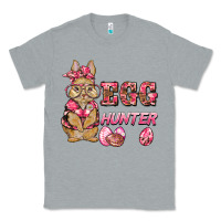 Heather Grey easter pink camouflage egg hunter  bunny Classic Tee - BarkalooDesign