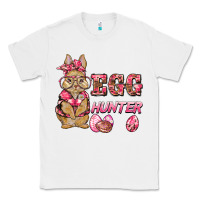 White easter pink camouflage egg hunter  bunny Classic Tee - BarkalooDesign