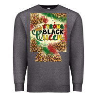 Charcoal Heather strong black queen 12 oz can cooler (regular) Premium Sweatshirt - Artiststas