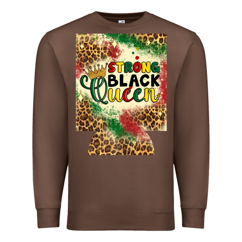 Strong Black Queen 12 Oz Can Cooler (regular) Premium Sweatshirt by Artiststas | Teevron
