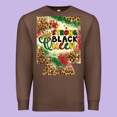 Strong Black Queen 12 Oz Can Cooler (regular) Premium Sweatshirt Designed By Artiststas