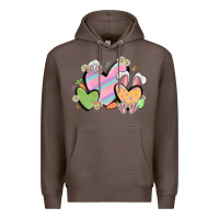 Coffee easter hearts Premium Hoodie - MaliasSmallBusiness