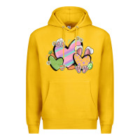 Lemon easter hearts Premium Hoodie - MaliasSmallBusiness
