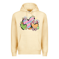 Easter Hearts Premium Hoodie | Teevron