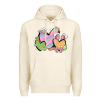 Tofu easter hearts Premium Hoodie - MaliasSmallBusiness
