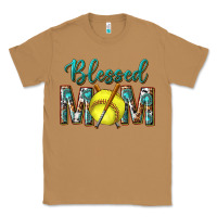 Toasted Coconut western blessed mom with softball Classic Tee - texasbilliewilder