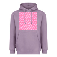Lavender valentines day heart seamless pattern Heavyweight Hoodie - BundleAndBundleShop