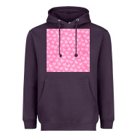 Plum valentines day heart seamless pattern Heavyweight Hoodie - BundleAndBundleShop