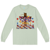 Matcha god bless america Long Sleeve Tee - texasbilliewilder