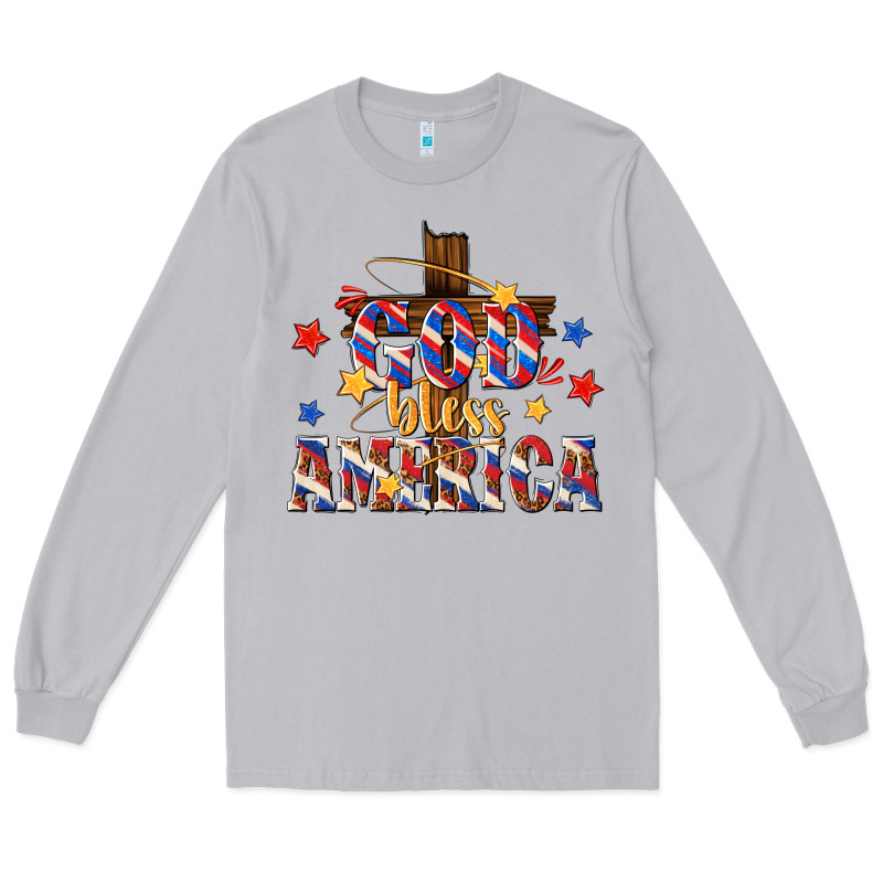 God Bless America Long Sleeve Tee by texasbilliewilder | Teevron