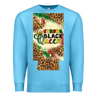 Ocean Blue strong black queen 12 oz can cooler (slim) Premium Sweatshirt - Artiststas