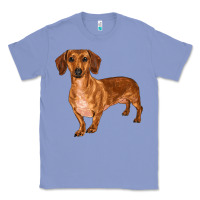 Colony Blue dachshund Classic Tee - RanaPortraitStore