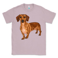 Lilac dachshund Classic Tee - RanaPortraitStore